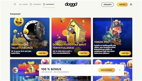 Doggo casino kokemuksia All players from New Zealand can receive 20 free spins on registration